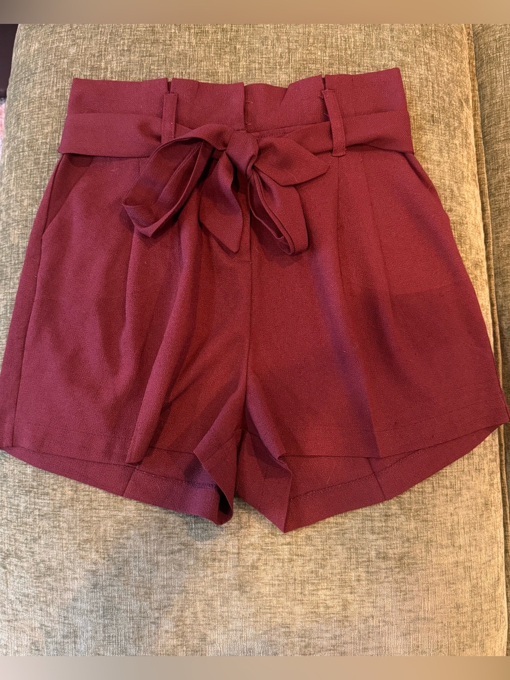 Maroon dress shorts - size medium